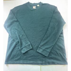 Levis Men Green Long Sleeve Crew Neck Thermal Shirt Size XXL